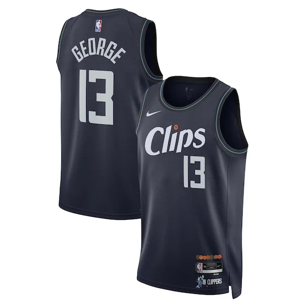 Classico Paul George LA Clippers Nike Unisex 2023/24 Swingman Jersey Navy City Edition