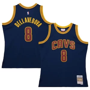 Stupendo Resistente Matthew Dellavedova Cleveland Cavaliers 2015/16 Hardwood Classics Swingman Jersey Navy