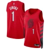 Comodo Anfernee Simons Portland Trail Blazers Jordan Brand Unisex Swingman Jersey Statement Edition Red
