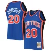 Cool Magnifico Raffinato Allan Houston New York Knicks Hardwood Classics Swingman Jersey Blue