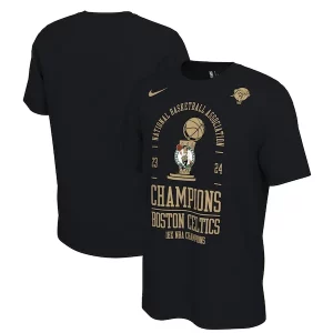 Versatile Boston Celtics Nike 18 Time NBA Finals Champions Locker Room T Shirt Black