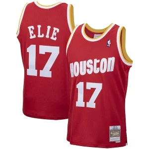 Cool Bellissimo Duraturo Mario Elie Houston Rockets 1993/94 Hardwood Classics Swingman Jersey Red