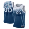 Duraturo Minnesota Timberwolves Nike Unisex 2023/24 Custom Swingman Jersey Blue City Edition