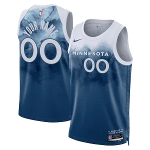 Duraturo Minnesota Timberwolves Nike Unisex 2023/24 Custom Swingman Jersey Blue City Edition