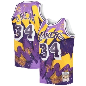 Bellissimo Shaquille O'Neal Los Angeles Lakers Hardwood Classics 1996/97 Hyper Hoops Swingman Jersey Purple