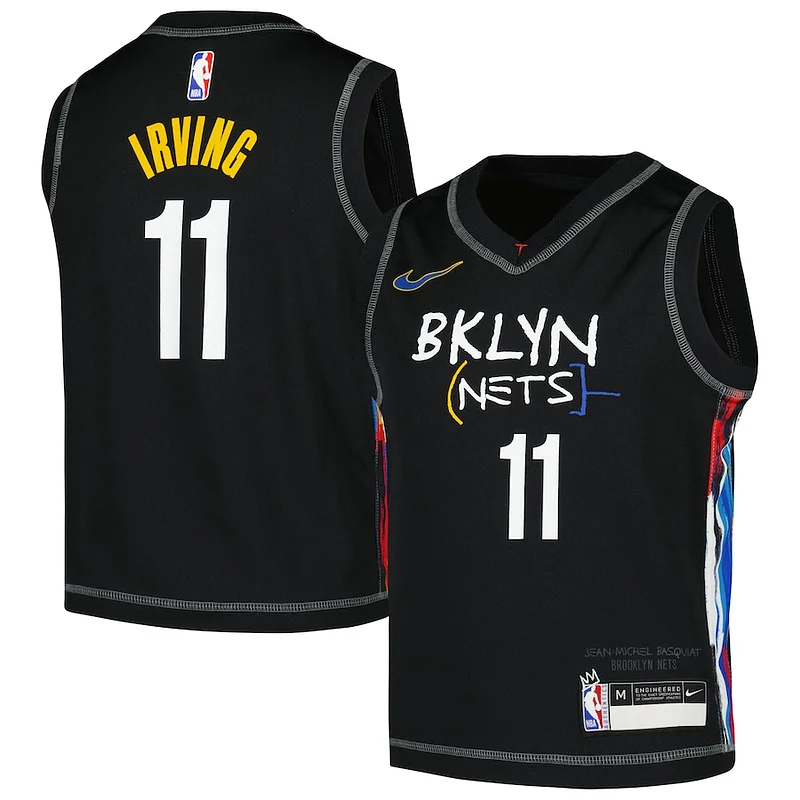 Bellissimo Delizioso Kyrie Irving Brooklyn Nets Nike Preschool 2020/21 Swingman Jersey City Edition Black