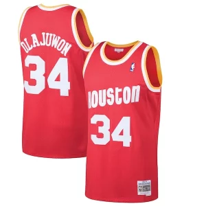 Magnifico Delizioso Hakeem Olajuwon Houston Rockets 1993/94 Hardwood Classics Swingman Jersey Red