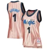 Stupendo Accattivante Delizioso Penny Hardaway Orlando Magic Women's 75th Anniversary Rose Gold 1993 Swingman Jersey Pink