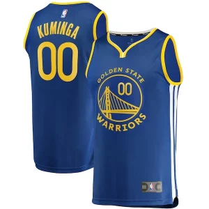 Cool Splendido Classico Jonathan Kuminga Golden State Warriors 2021 NBA Draft First Round Pick Fast Break Replica Jersey Royal Icon Edition