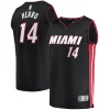 Elegante Fascinante Tyler Herro Miami Heat Fast Break Replica Jersey Icon Edition Black