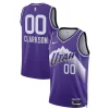 Elegante Classico Raffinato Jordan Clarkson Utah Jazz Nike Unisex 2023/24 Swingman Jersey Purple City Edition