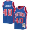 Splendido Lussuoso Bill Laimbeer Detroit Pistons Youth 1988/89 Hardwood Classics Swingman Jersey Blue