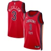 Magnifico Bellissimo Splendido CJ McCollum New Orleans Pelicans Jordan Brand Unisex Swingman Jersey Statement Edition Red