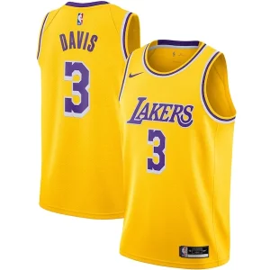 Meraviglioso Classico Anthony Davis Los Angeles Lakers Nike Swingman Jersey Gold Icon Edition