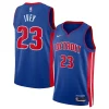 Elegante Fascinante Jaden Ivey Detroit Pistons Nike Unisex 2022 NBA Draft First Round Pick Swingman Jersey Icon Edition Blue