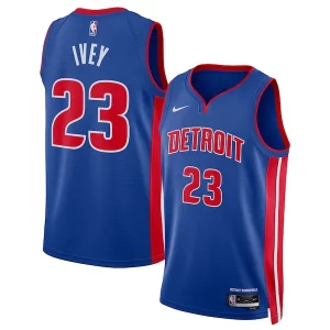 Elegante Fascinante Jaden Ivey Detroit Pistons Nike Unisex 2022 NBA Draft First Round Pick Swingman Jersey Icon Edition Blue