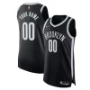 Comodo Brooklyn Nets Nike 2021/22 Diamond Authentic Custom Jersey Icon Edition Black