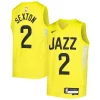 Accattivante Classico Bellissimo Collin Sexton Utah Jazz Nike Youth Swingman Jersey Icon Edition Yellow