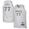 Raffinato Trendy Meraviglioso Luka Dončić Dallas Mavericks Nike Youth 2024/25 Swingman Player Jersey City Edition White