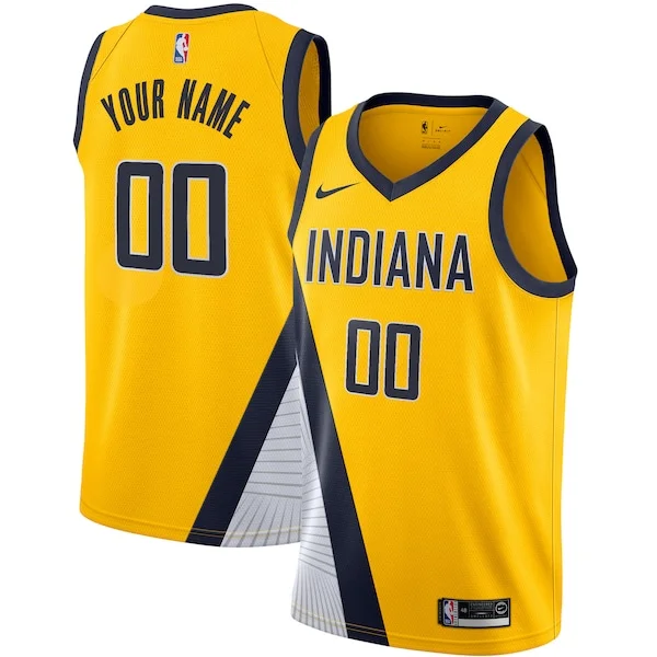 Delizioso Stupendo Indiana Pacers Nike 2019/20 Custom Swingman Jersey Yellow Statement Edition