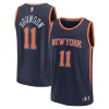 Fantastico Sofisticato Jalen Brunson New York Knicks Youth Fast Break Replica Player Jersey Statement Edition Navy