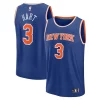 Incantevole Josh Hart New York Knicks Fast Break Replica Player Jersey Icon Edition Royal