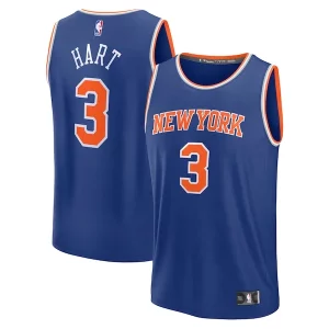 Incantevole Josh Hart New York Knicks Fast Break Replica Player Jersey Icon Edition Royal