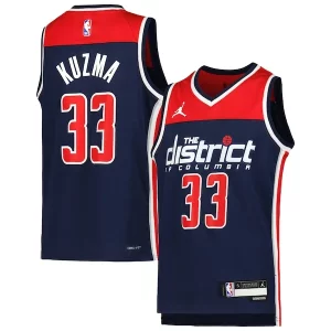 Bellissimo Sofisticato Eccezionale Kyle Kuzma Washington Wizards Jordan Brand Youth Swingman Jersey Statement Edition Navy