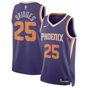 Carino Mikal Bridges Phoenix Suns Nike Unisex Swingman Jersey Icon Edition Purple/White