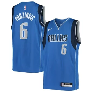 Cool Elegante Kristaps Porzingis Dallas Mavericks Nike Youth Swingman Jersey Icon Edition Blue