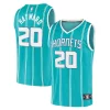 Trendy Gorgeous Gordon Hayward Charlotte Hornets 2020/21 Fast Break Replica Player Jersey Teal Icon Edition