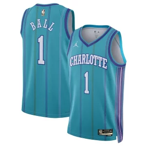 Meraviglioso Comodo Ottimo LaMelo Ball Charlotte Hornets Jordan Brand Unisex 2023/24 Swingman Replica Jersey Classic Edition Teal
