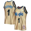 Sofisticato Attraente Penny Hardaway Orlando Magic 75th Anniversary 1993/94 Hardwood Classics Swingman Jersey Gold