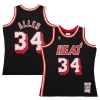 Meraviglioso Moderno Pratico Ray Allen Miami Heat 2013/14 Hardwood Classics Swingman Jersey Black