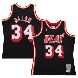 Meraviglioso Moderno Pratico Ray Allen Miami Heat 2013/14 Hardwood Classics Swingman Jersey Black
