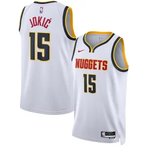 Fantastico Nikola Jokic Denver Nuggets Nike Unisex Swingman Jersey Association Edition White/Navy