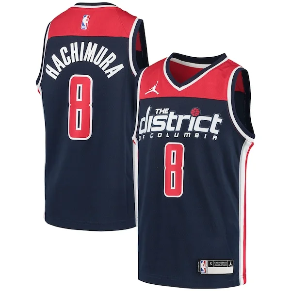Meraviglioso Rui Hachimura Washington Wizards Jordan Brand Youth 2020/21 Swingman Player Jersey Statement Edition Navy