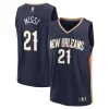 Carino Meraviglioso Resistente Yves Missi New Orleans Pelicans Youth 2024 NBA Draft Fast Break Player Jersey Icon Edition Navy