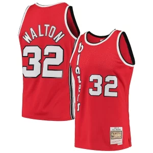 Fascinante Versatile Resistente Bill Walton Portland Trail Blazers 1976/77 Hardwood Classics Swingman Jersey Red