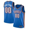 Magnifico Lussuoso Classico Oklahoma City Thunder Nike Unisex Swingman Custom Jersey Blue Icon Edition