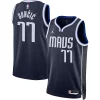 Cool Luka Dončić Dallas Mavericks Jordan Brand Unisex Swingman Jersey Statement Edition Navy