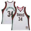 Classico Giannis Antetokounmpo Milwaukee Bucks 2013/14 Hardwood Classics Swingman Jersey White