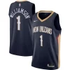 Prestigioso Gorgeous Zion Williamson New Orleans Pelicans Nike Swingman Jersey Navy Icon Edition