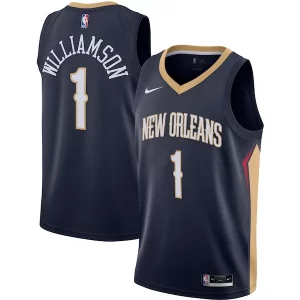 Prestigioso Gorgeous Zion Williamson New Orleans Pelicans Nike Swingman Jersey Navy Icon Edition