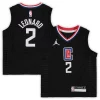 Fascinante Kawhi Leonard LA Clippers Jordan Brand Preschool 2020/21 Fast Break Replica Jersey Statement Edition Black