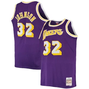 Elegante Incantevole Magic Johnson Los Angeles Lakers Big & Tall 1984/85 Hardwood Classics Swingman Jersey Purple