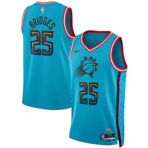 Duraturo Trendy Mikal Bridges Phoenix Suns Nike Unisex 2022/23 Swingman Jersey City Edition Turquoise
