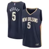 Cool Meraviglioso Splendido Dejounte Murray New Orleans Pelicans Youth Fast Break Replica Player Jersey Icon Edition Navy
