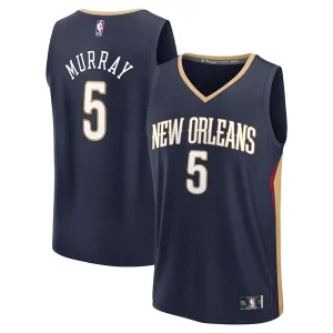 Cool Meraviglioso Splendido Dejounte Murray New Orleans Pelicans Youth Fast Break Replica Player Jersey Icon Edition Navy