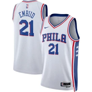 Ottimo Joel Embiid Philadelphia 76ers Nike Unisex Swingman Jersey Association Edition White/Royal